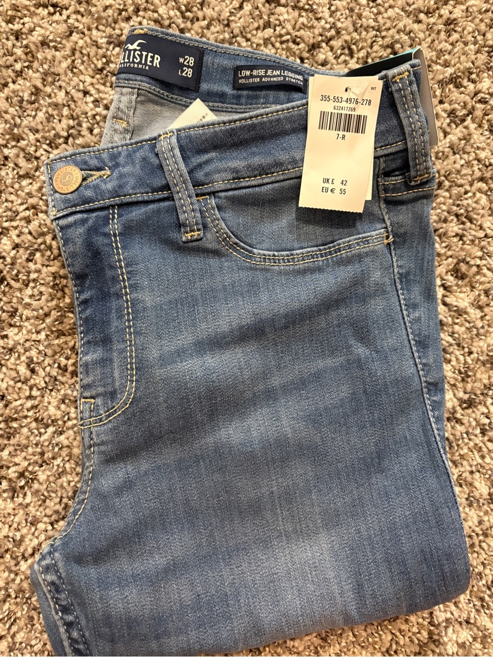 Hollister Women's High-Rise Light Blue Jeans